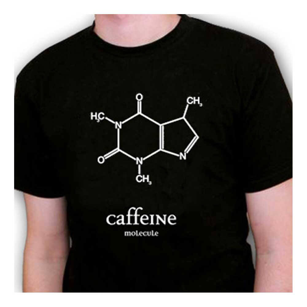 T-shirt à molécule de caféine