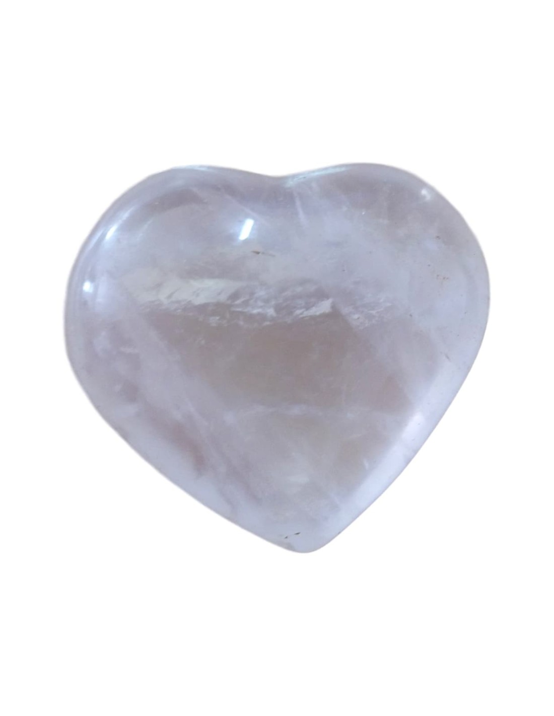 Coeur Quartz rose 4 cm - Pierre d'amour et de guérison pour apaiser le cœur