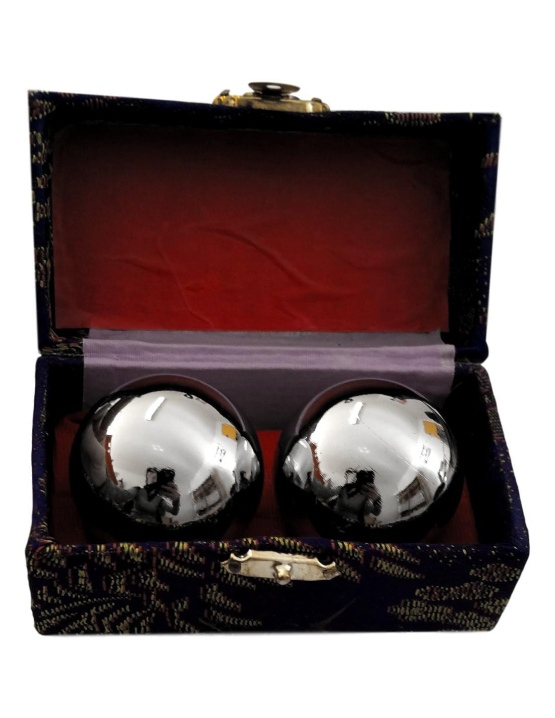 Coffret Boules de Relaxation Argentées - Détendez-vous et apaisez votre esprit avec ces boules de relaxation argentées