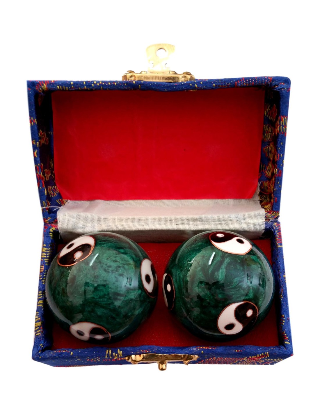 Coffret Boules de Relaxation Yin Yang Vertes - Apaisez votre esprit et équilibrez votre énergie avec ces boules