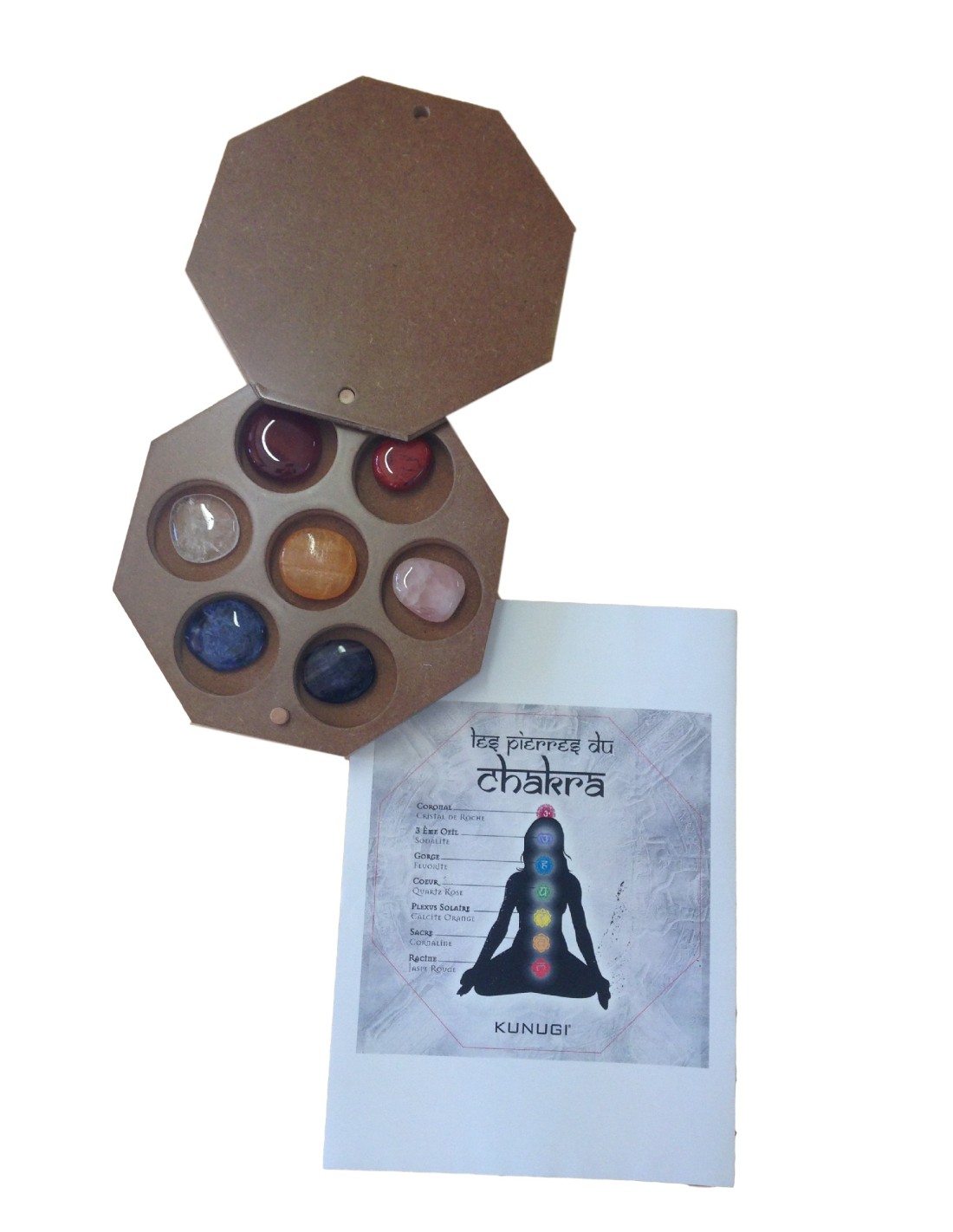 Coffret palets 7 chakras pour l/'harmonie énergétique et la relaxation profonde