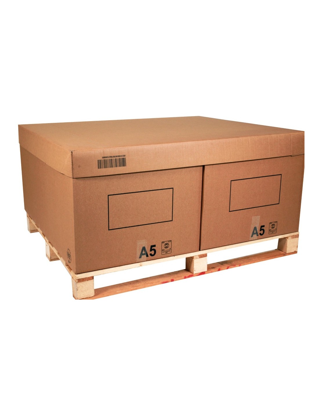 Coiffe pour caisse carton palettisable C2A- C1A et C2B