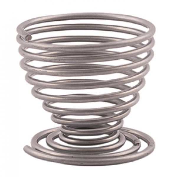 Coquetier en acier laqué finition argenté Wire (x 12)