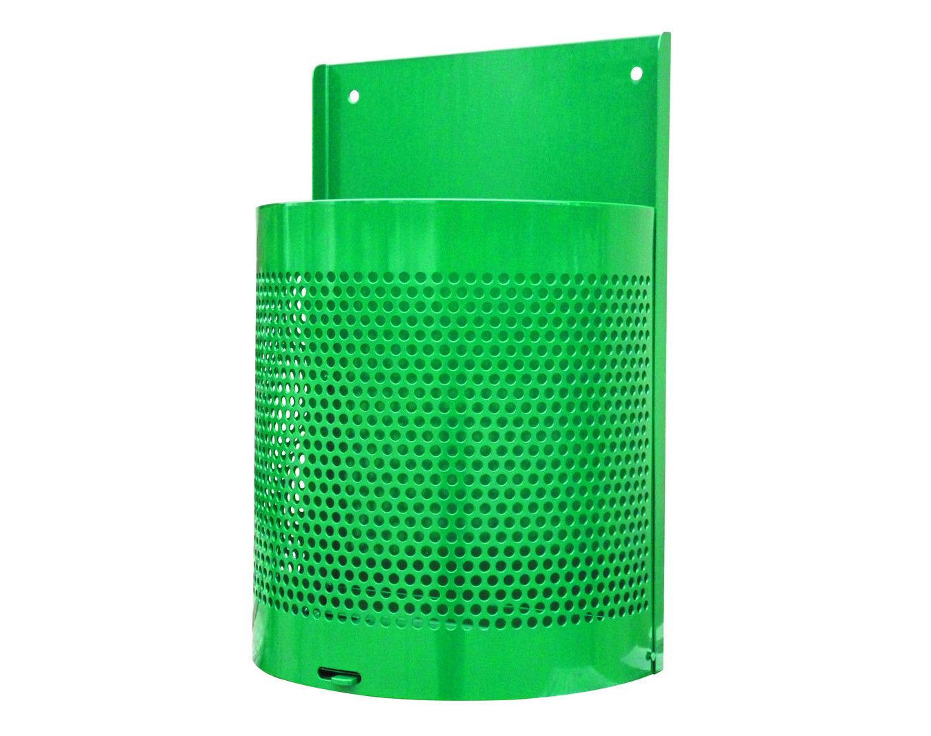 Corbeille acier 30 L Demi-ronde