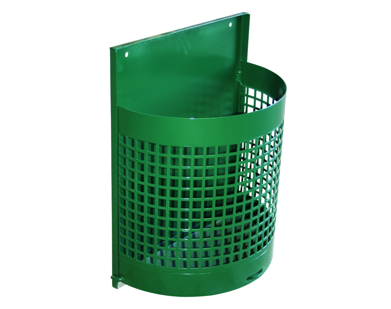 Corbeille acier 30 L trous carrés