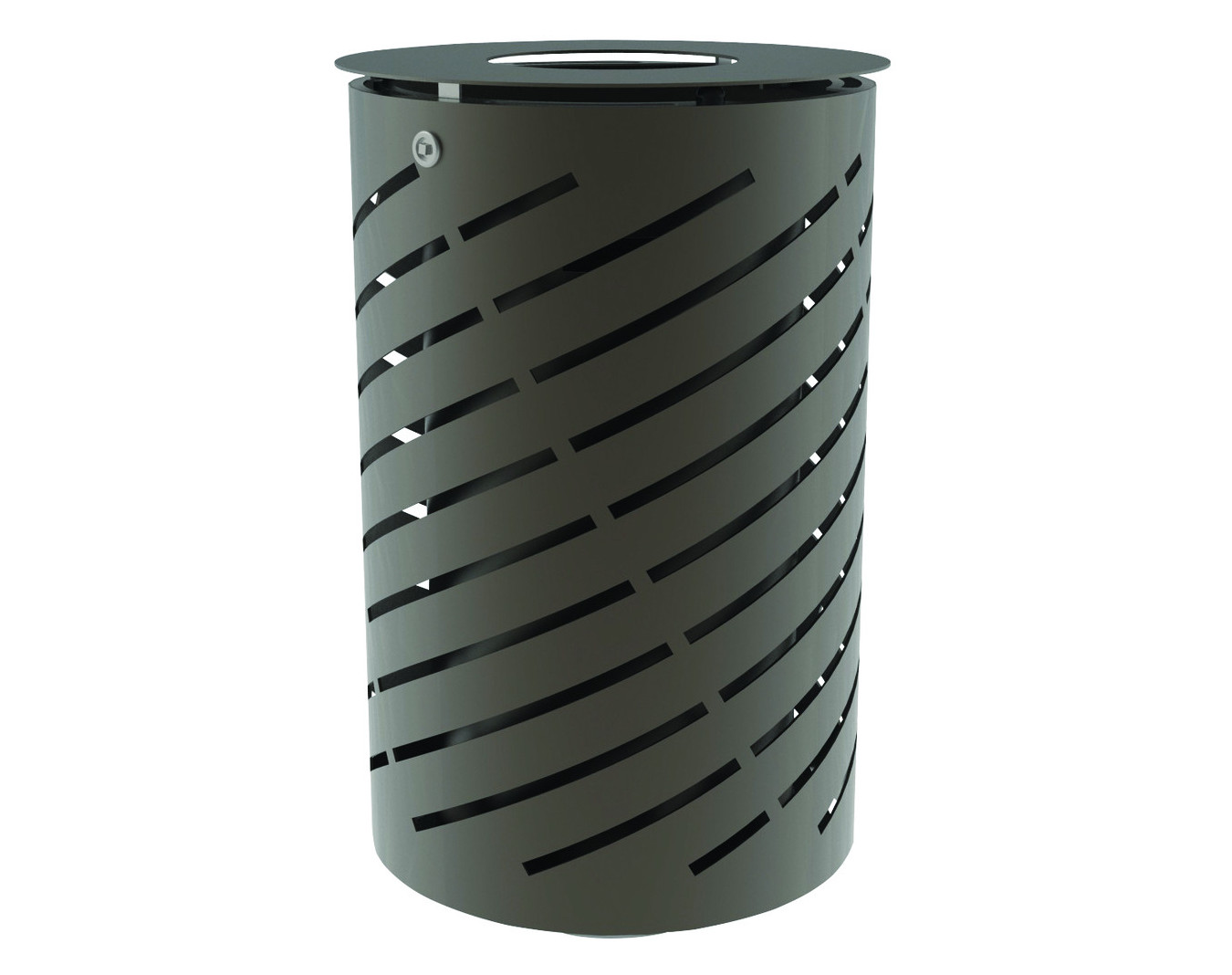 Corbeille acier 65 L Spirale