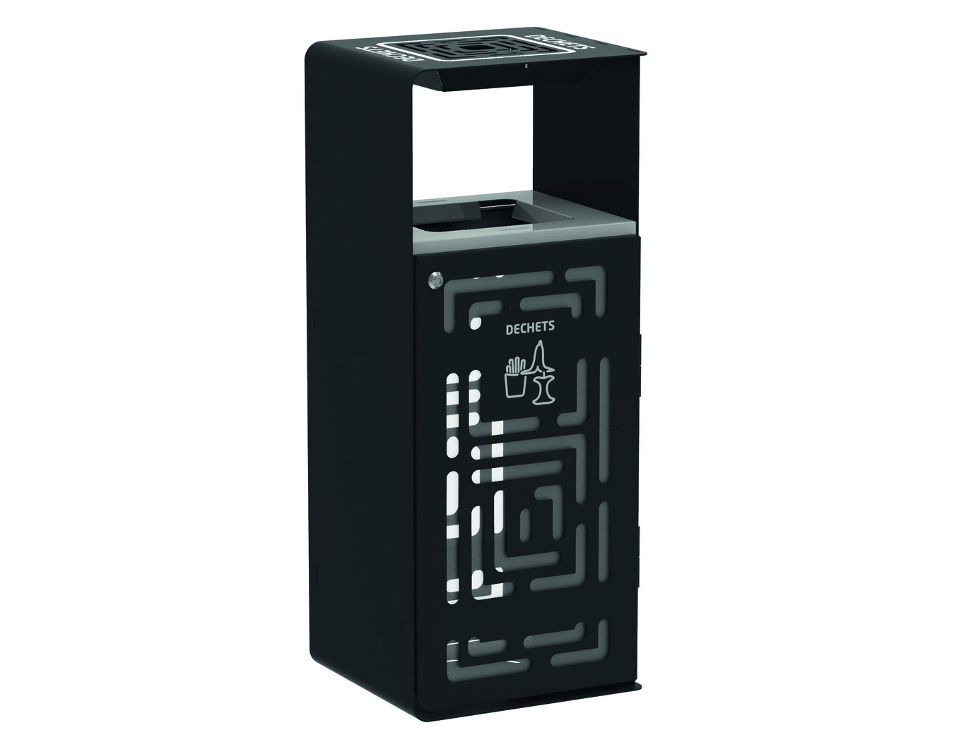 Corbeille de tri acier Artri