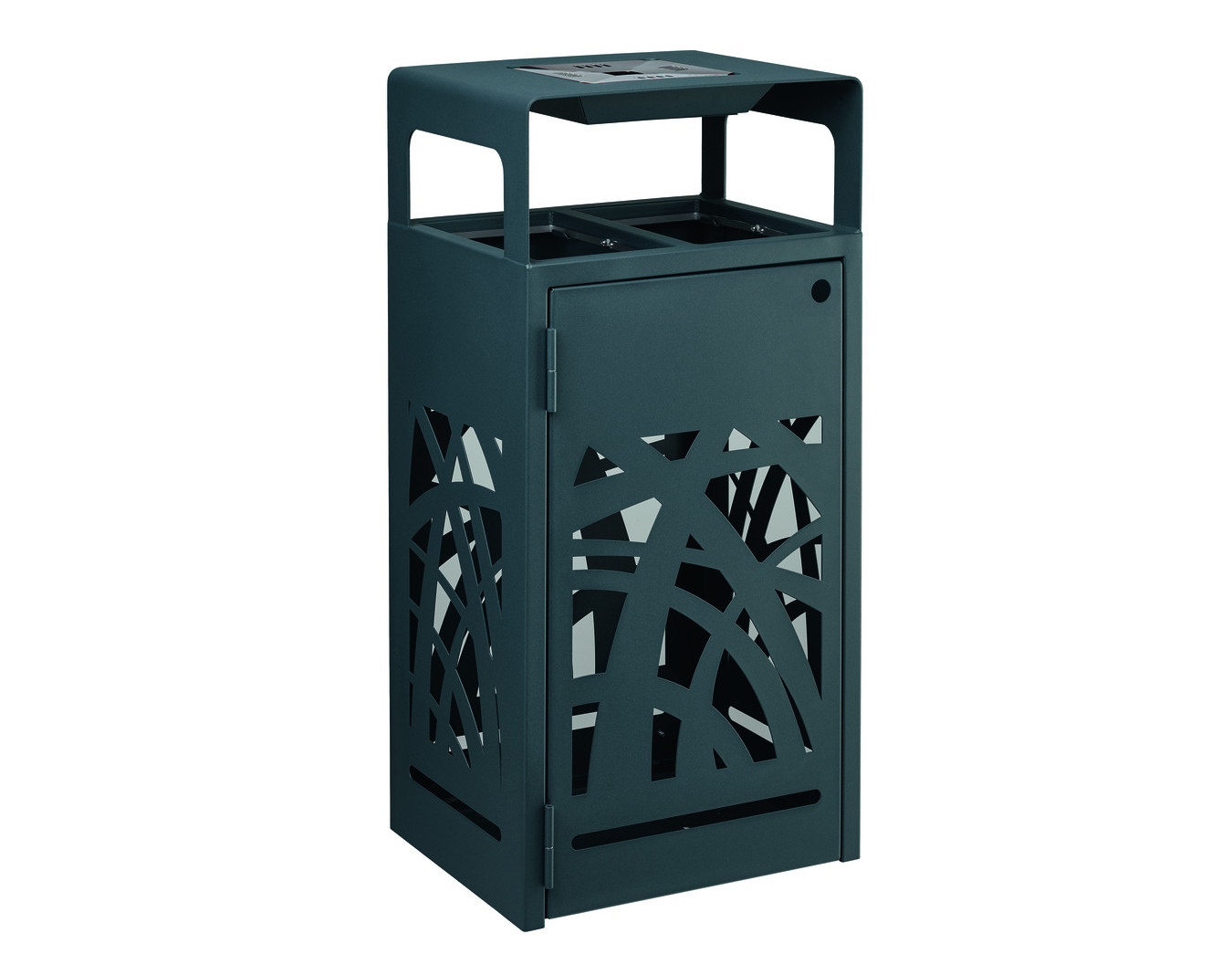 Corbeille de tri sélectif acier Cybel