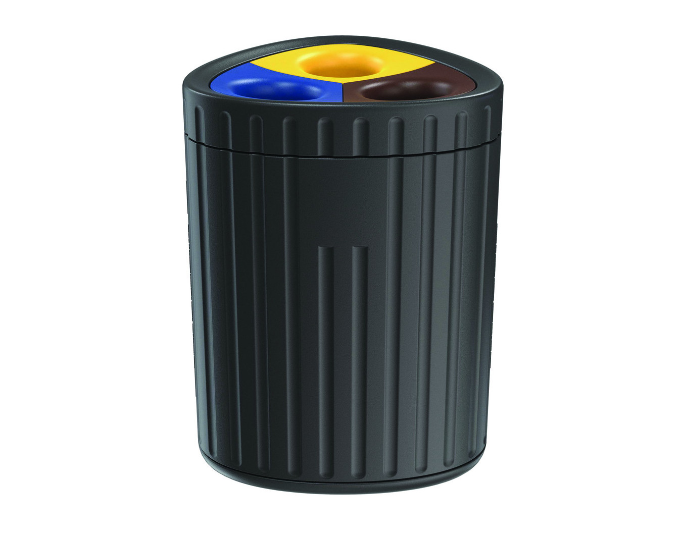 Corbeille de tri sélectif plastique Roma