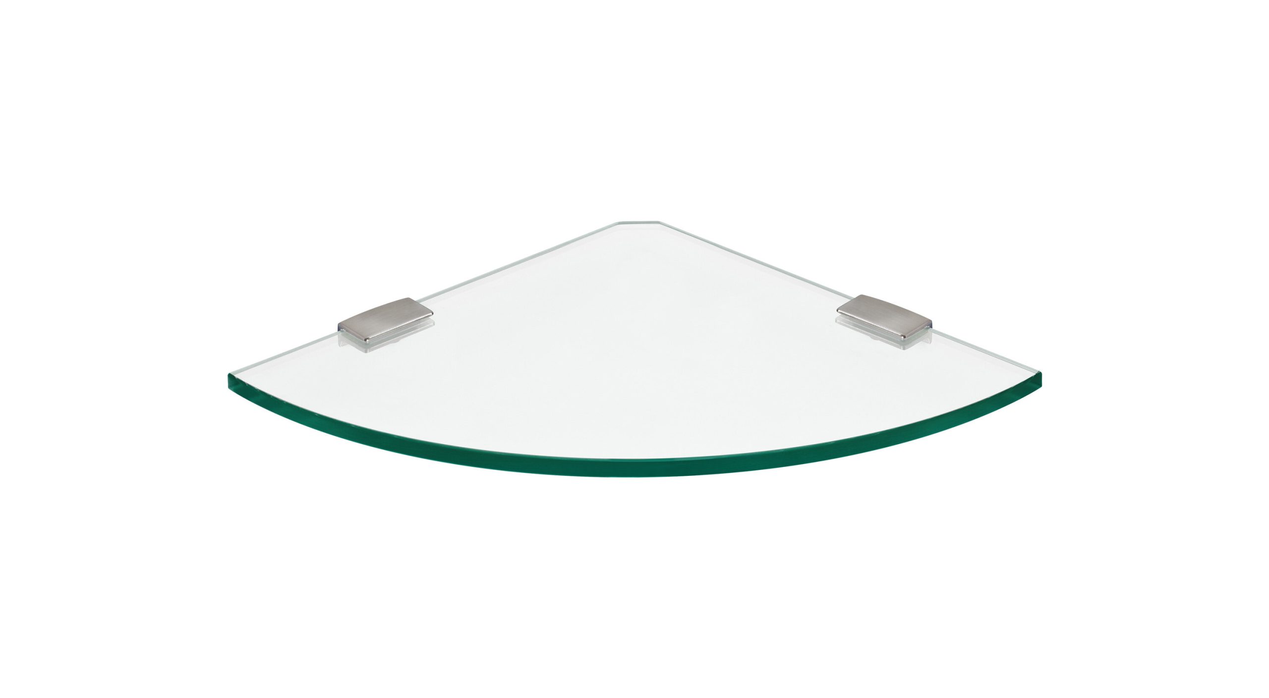 CORNER+FLAC Étagère d'angle en verre