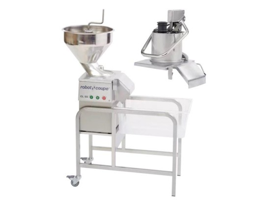 Robot Coupe CL55 : 2211 (2 goulottes + Débit 400 Kg/H)