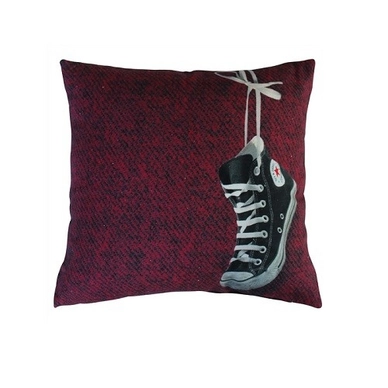 Coussin Décoratif Covers & Co Zack Bordeaux