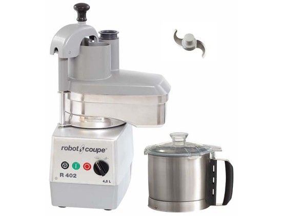 Robot Coupe R402 (2 vitesses) - Monophasé : Combiné Cutter & Coupe-légumes