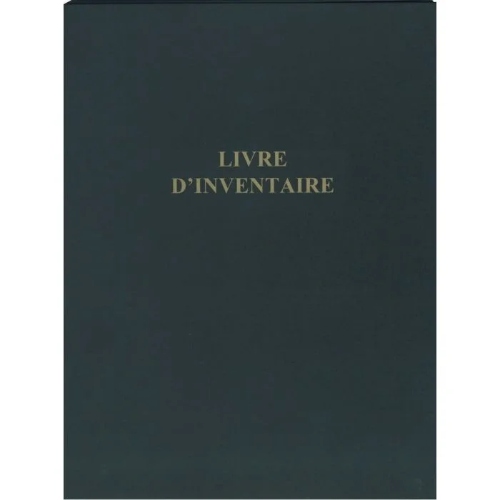 Livre d'Inventaire - Registre ELVE