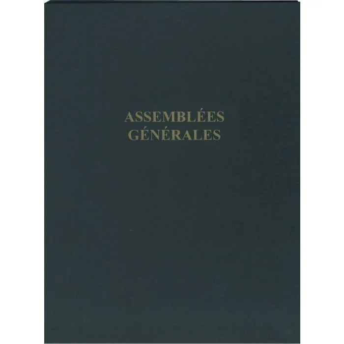 Registre des Assemblées Générales - 100 feuillets ELVE