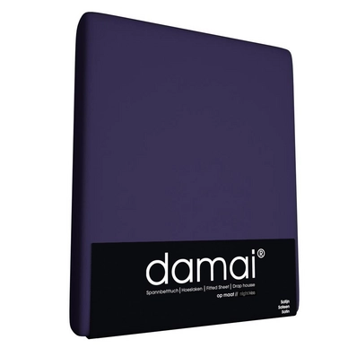 Drap-housse Damai Indigo Satin de Coton