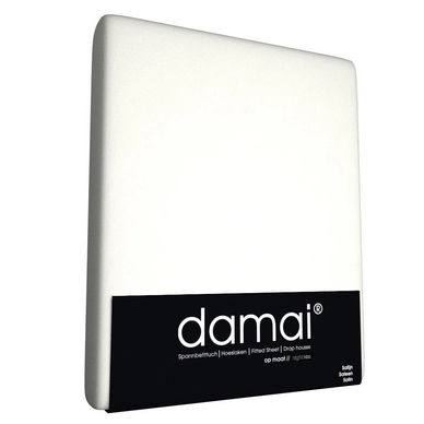 Drap-housse Damai Blanc Laineux Satin de Coton