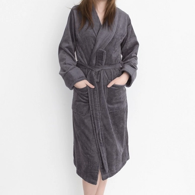 Peignoir Uni Heckett & Lane Gris Foncé