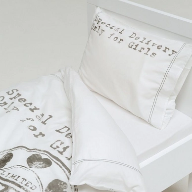 Parure de Lit Briljant Emily Blanc Coton