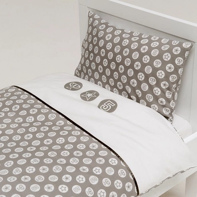 Parure de Lit Briljant Finn Gris Coton