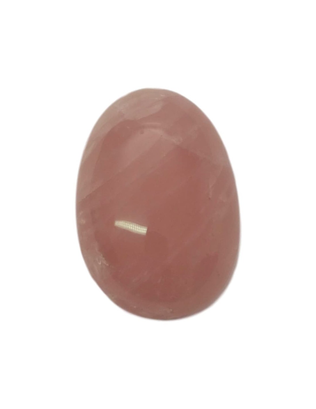 Demi œuf en Quartz rose - Harmonie et amour pour une énergie positive