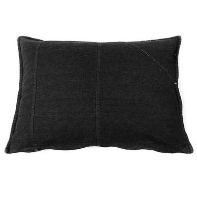 Coussin Décoratif In The Mood Denim Revets Noir (40 x 60 cm)