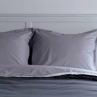 Parure de Lit Walra Dover Gris Clair/Anthracite Coton