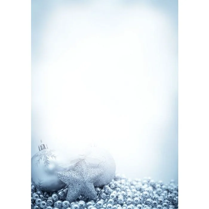 Papier à motif de Noël - Bleu Mystère - Lot de 100 feuilles SIGEL