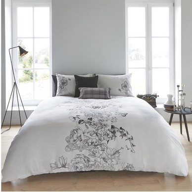 Parure de Lit Kardol Drawing Black Satin