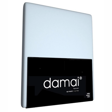 Drap-housse Damai Bleu Rêve Percale de Coton Biologique