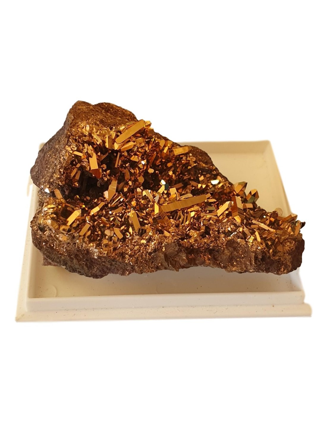 Druse en Aqua Aura Gold - Énergie positive et harmonie spirituelle