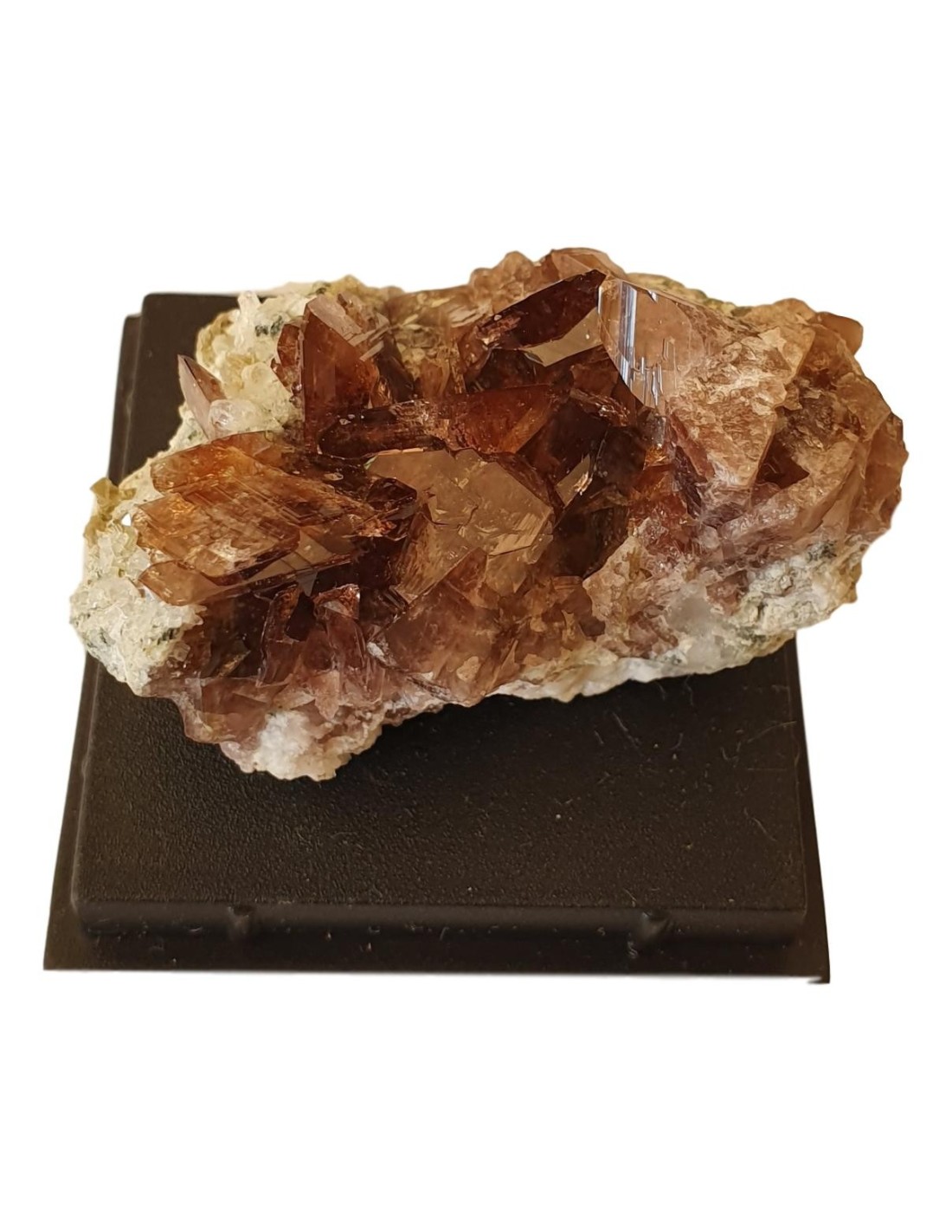 Druse en Coquimbite - Une Pierre Naturelle aux Vertus Énergisantes et Purifiantes