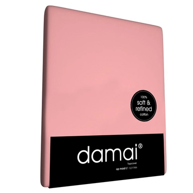 Drap housse Surmatelas Damai 8 cm Dusty Rose (Coton)