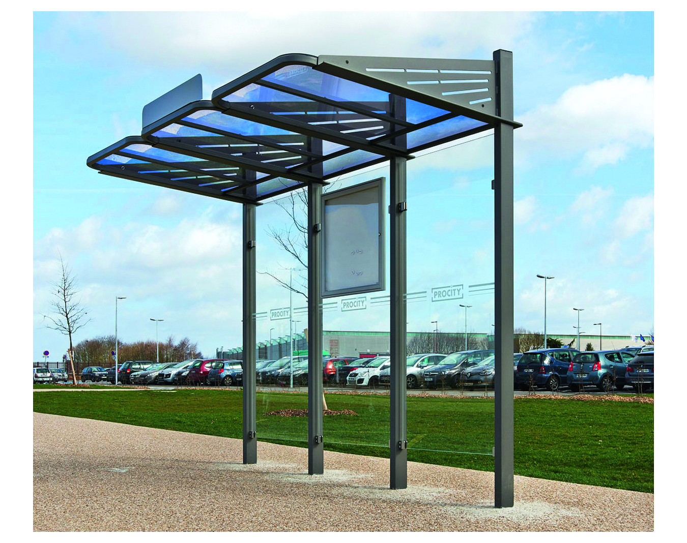 Éclairage pour abri bus Conviviale®