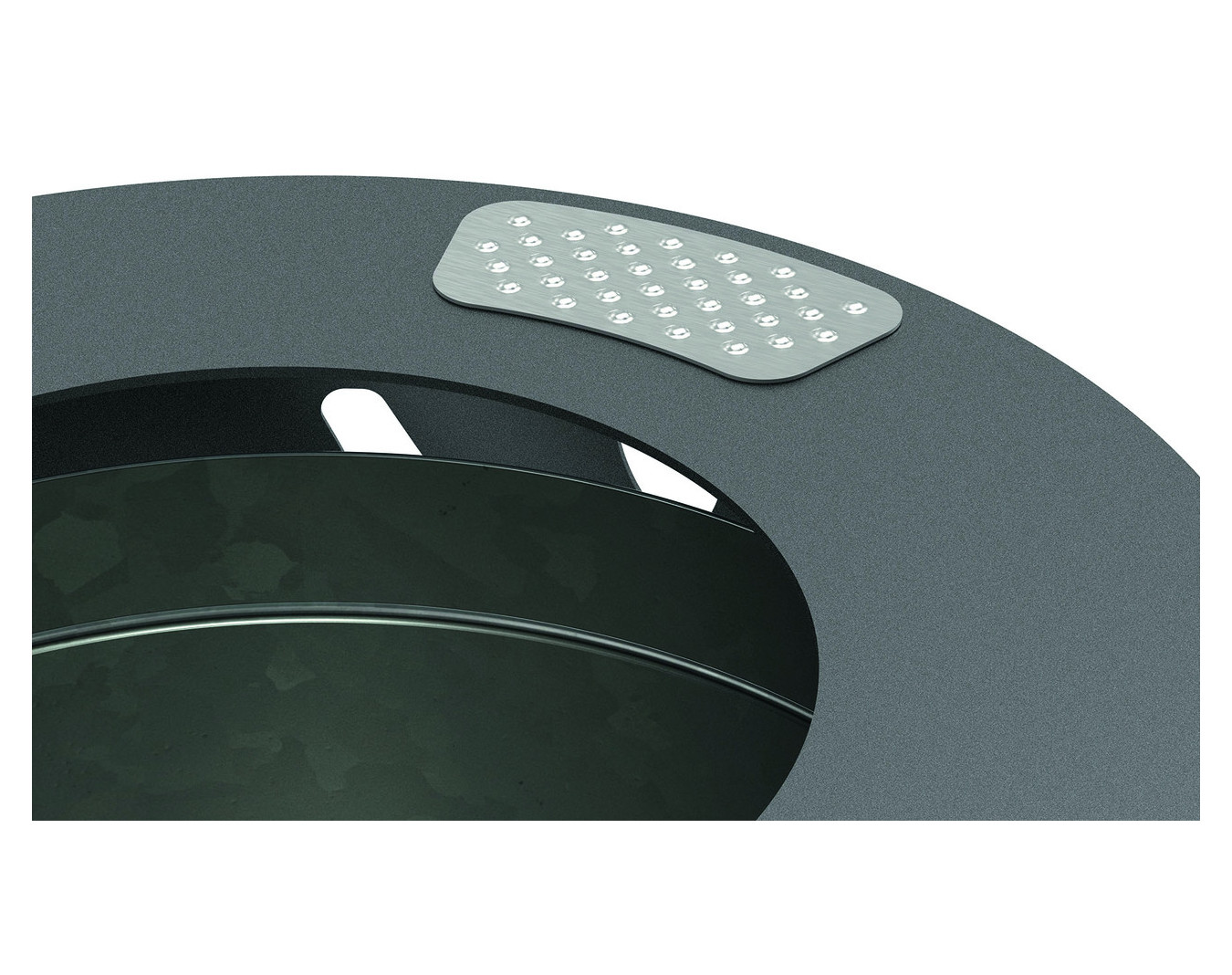 Écrase-cigarette pour corbeille Venise, Olbia et Berlin