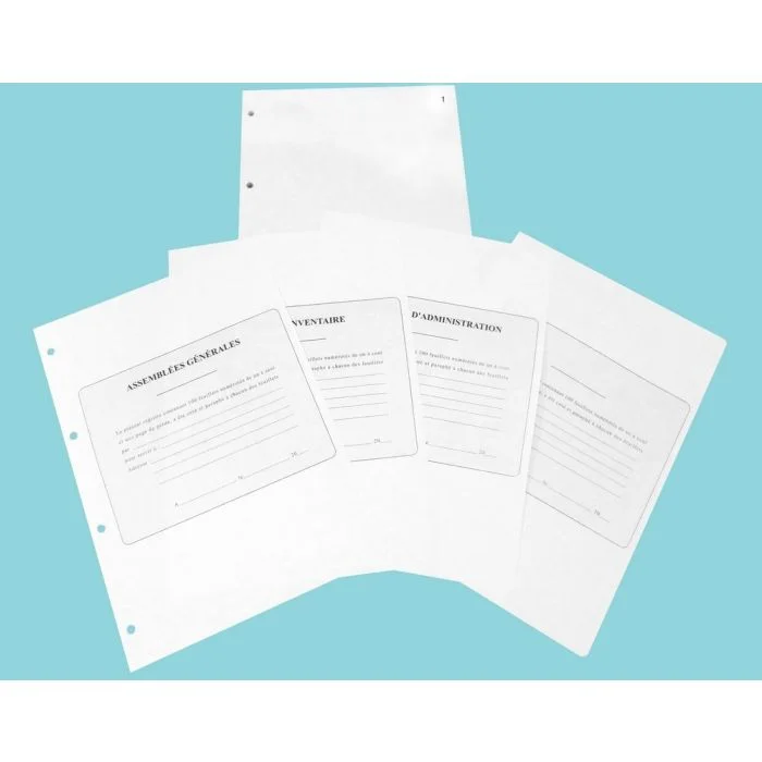 Recharge pour reliure juridique - 100 feuillets ELVE