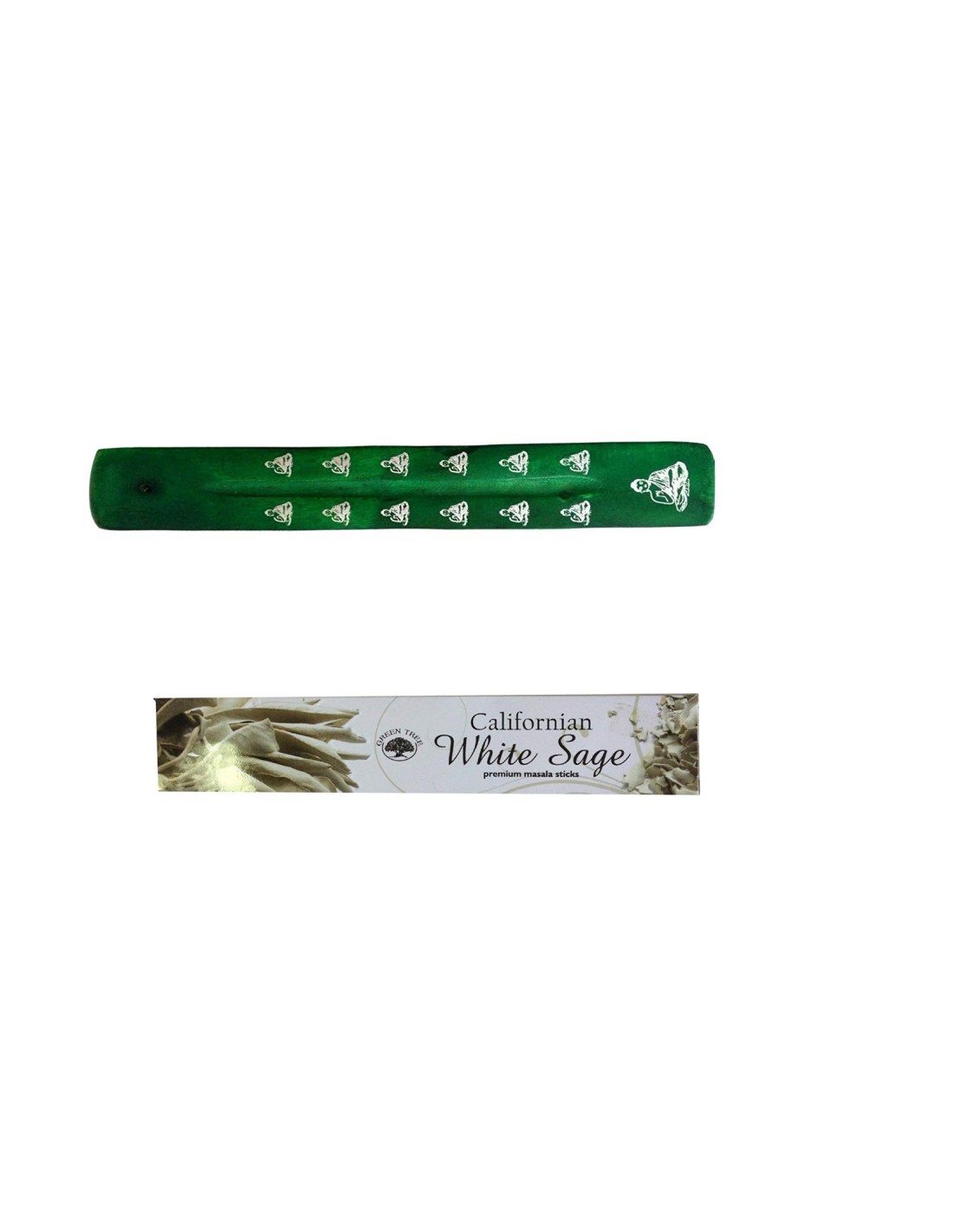 Encens Californian White Sage - Purifiez votre espace avec élégance et recevez un porte encens vert offert