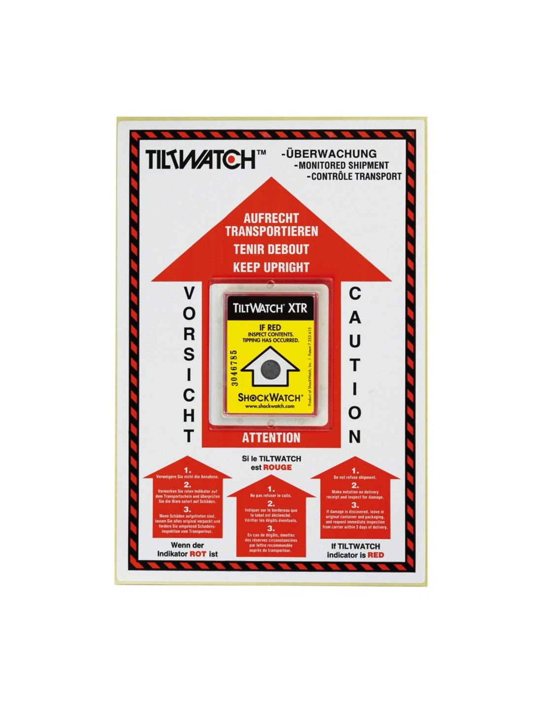 Étiquette de positionnement