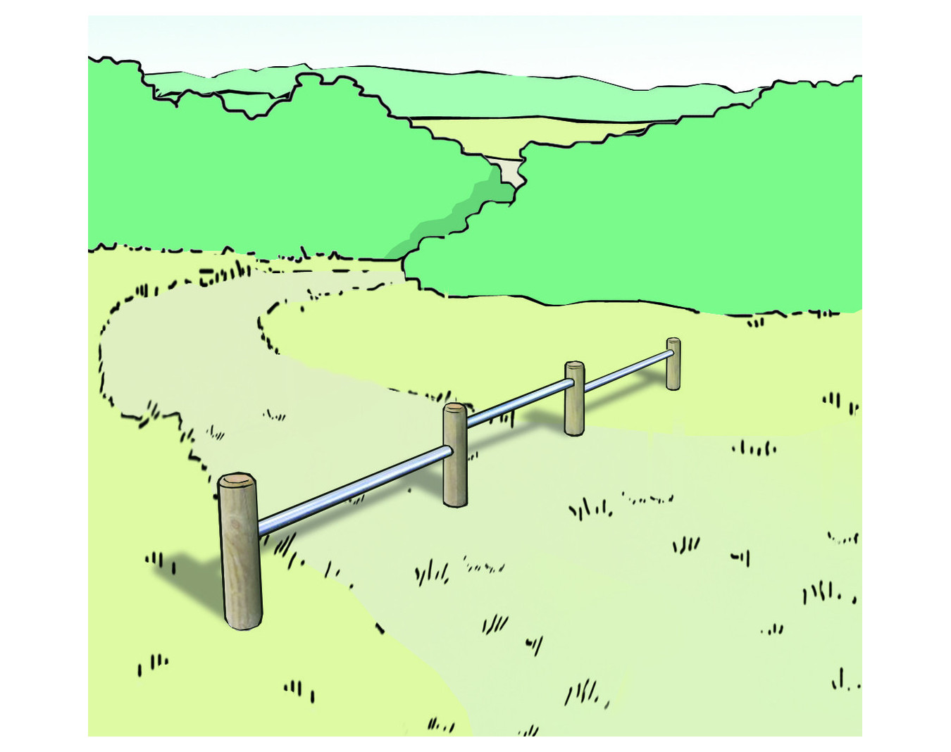 Étirements - Parcours sportif