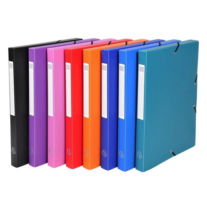 Boîte de classement en PP - Dos 25 mm - Assortiment EXACOMPTA