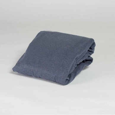 Drap-housse Yumeko Indigo Bleu (Jersey)
