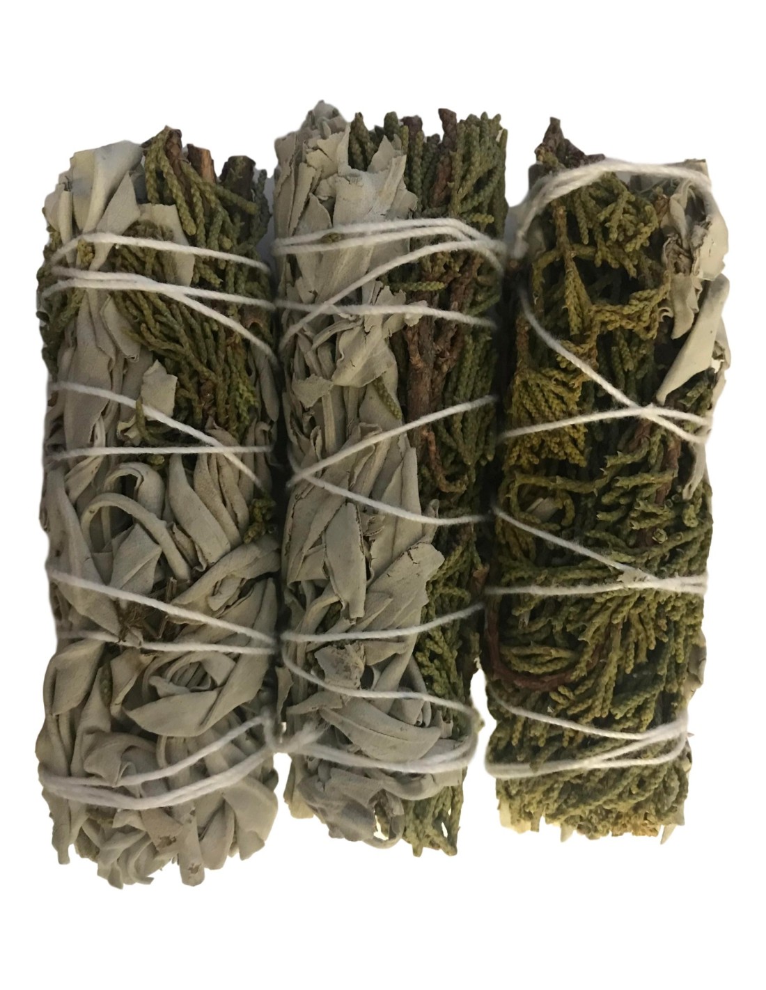 Fagot de sauge blanche et genévrier pour purifier et apaiser l'atmosphère