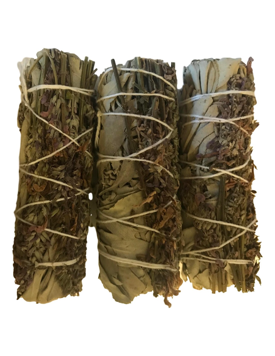 Fagot de sauge blanche et lavande pour purification et relaxation - Boutique ésotérique en ligne