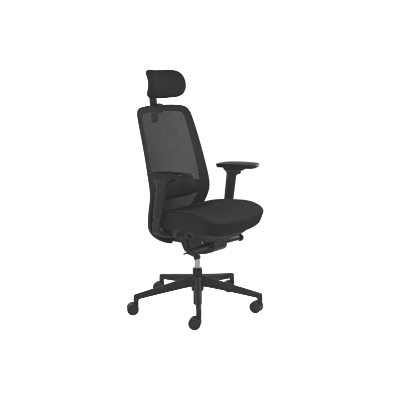 Fauteuil Ergonomique BUSY Réf. 1970 – Mécanisme Synchrone 5 Positions – Accoudoirs 4D – Usage Polyvalent 8H - SITEK