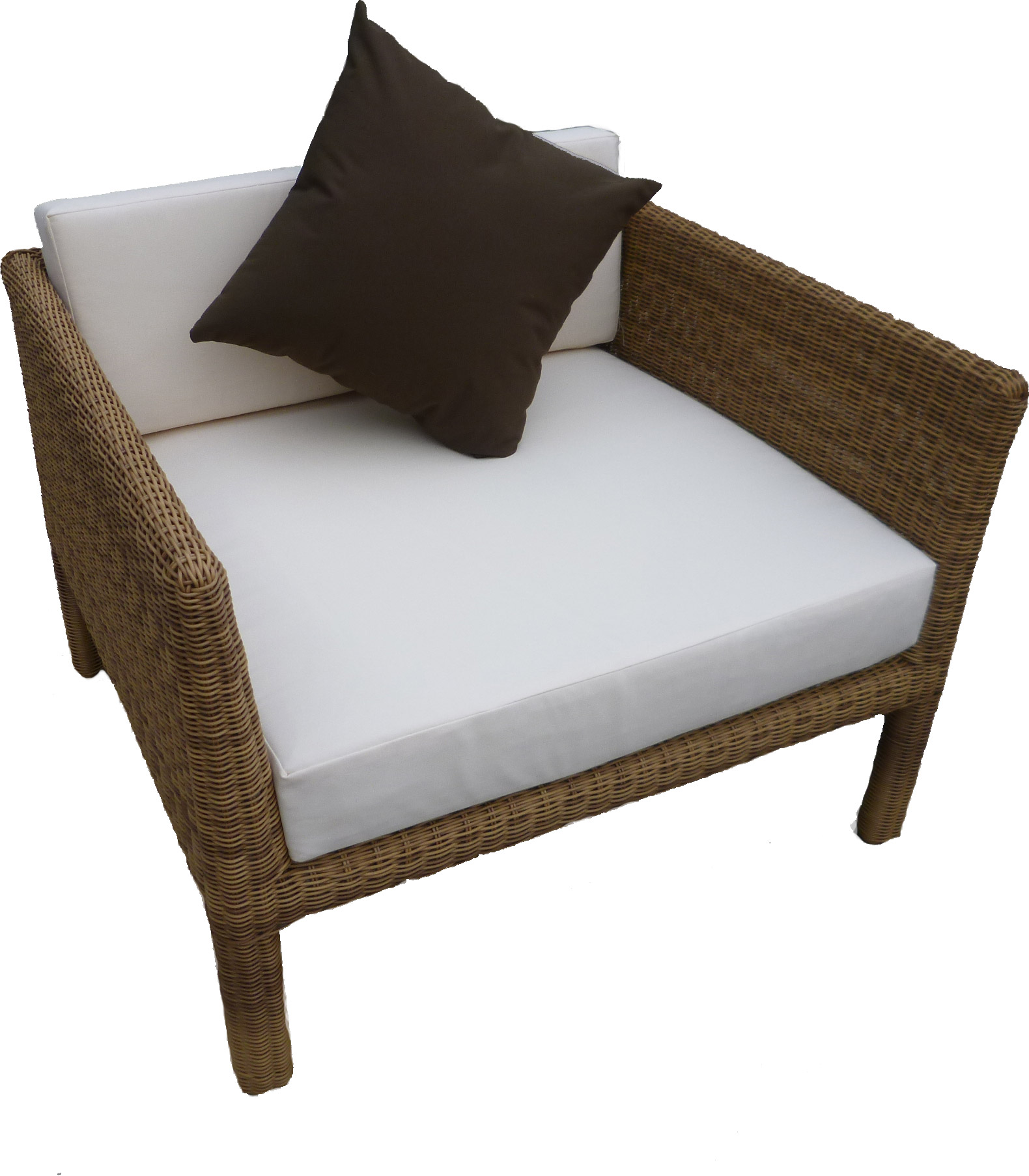 Fauteuil de jardin en résine tressée - LATTITUDE