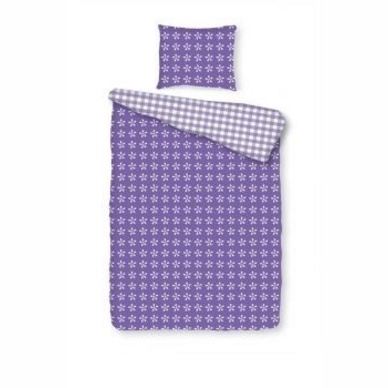 Parure de Lit Romanette Ledikant Femke Violet Coton