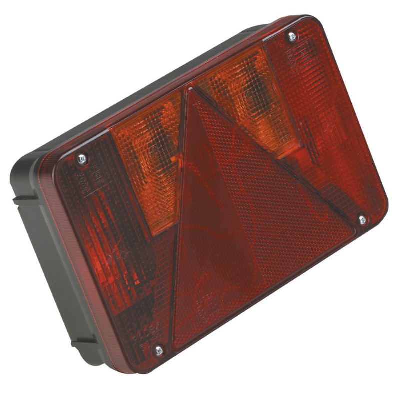 Feu d'éclairage avec connecteur 5800 pour remorque droit - RADEX