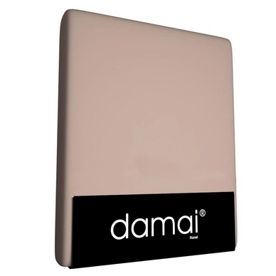 Drap-housse Damai Taupe Flanelle de Coton