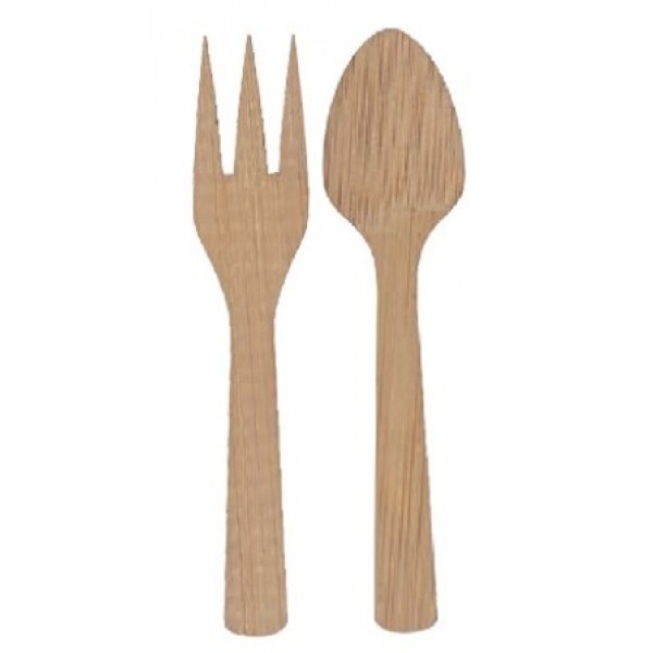 Cuillère en bambou, Micra 9 cm (x 744) *** Déstockage 1 seul lot en stock