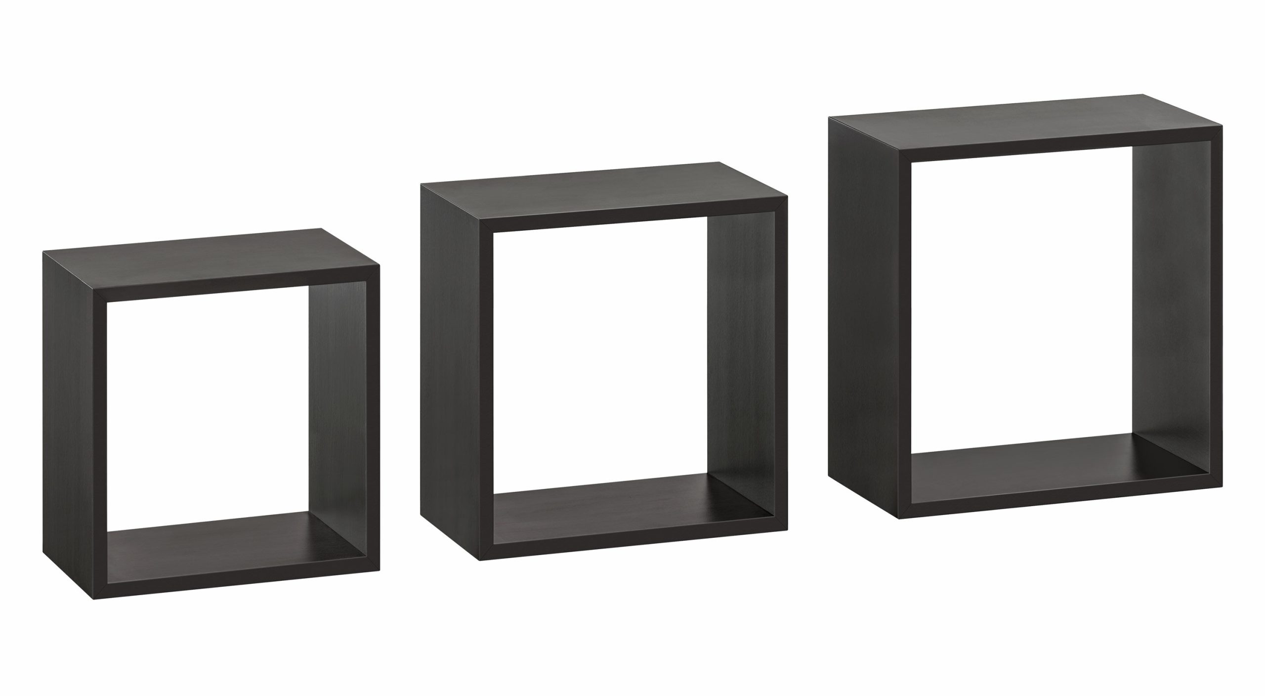 FRAME Étagère murale cube - 3 pcs